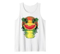 Tropical Fruit Watermelon Summer Fruitarian Tank Top