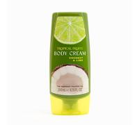 Tropical Fruits Coconut and Lime Body Cream Moisturising Citrus 200ml