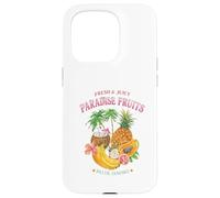 Tropical Fruits Summer Vibes Pineapple Mango Citrus Graphic Case for iPhone 15 Pro