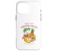 Tropical Fruits Summer Vibes Pineapple Mango Citrus Graphic Case for iPhone 16 Pro Max