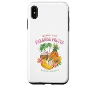 Tropical Fruits Summer Vibes Pineapple Mango Citrus Graphic Case for iPhone XS Max