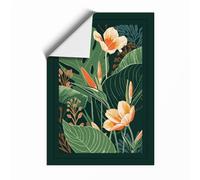Tropical Garden Botanicals Botanical Unframed Wall Art Print A4 (29.7×21cm), Wall Decor for Living Room, Bedroom, Office & Home, Art Gift