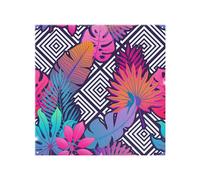 Tropical Geometric Splash Back Benjamin Tate Design Natural One Size