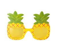 Tropical Glasses - Pineapple Shaped Funny Sunglasses for Party, Beachwear, Pool Fun, Holiday Travel, Summer Photos | Costume Shades Men Women Festival Looking Travel Adventure Daily Wear