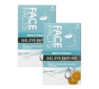 Tropical Gold Face Facts Brightening Under-Eye Gel Patches 4's x 2, Hydrating Under Eye Masks