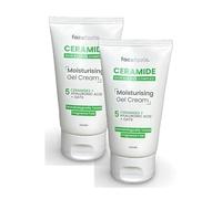 Tropical Gold Face Facts Ceramide Moisturising Gel Cream 50ml x 2 Hydrating Moisturiser