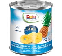 Tropical Gold Pineapple Slices in Juice 52 Count - 1x3kg