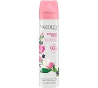 Tropical Gold Yardley London English Rose Body Spray 75ml - Compatible with Yardley London Fragrance Collection