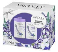 Tropical Gold Yardlley English Lavender Body Powder & Lavender Soap Set - Luxury Fragrance Gift Set, Long-Lasting Freshness, Silky Smooth Body Care Duo