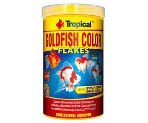 Tropical GOLDFISH COLOR 1000ml / 200g - colour-enhancing flake food for goldfish & koi, supports immunity & vibrant colouration