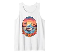 Tropical Harmony | Symbolic Ocean Composition Tank Top