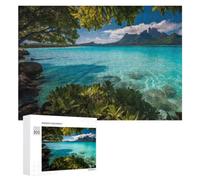 Tropical Haven Displayable Picture Puzzle, 300 PCS - New Year Gift; for Couples, Friends And Family