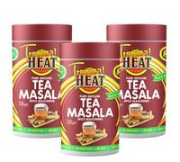 Tropical Heat Pure Ground Spice Seasoning | (Pack of 3, Tea Masala 100g)