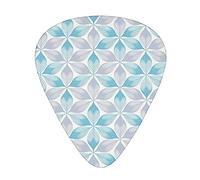 Tropical Hibiscus Flowers Professional Guitar Picks Set 12 PCS ABS Material Thin Medium Heavy with Storage Box for Guitar Ukulele