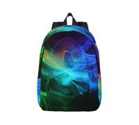 Tropical Holidays Travel Backpack for Women Men Carry On Backpack 15.6inch Laptop Backpacks Weekender Bag, Rainbow Smoke, Medium