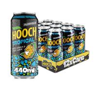 Tropical Hooch | Fridge Pack | 12 x 440ml Cans | 3.4% ABV | Tropical | Pre-Mixed Alcoholic Drink | Vodka & Fruit Juice | Outrageously Refreshing | Vodka Drink 12 Pack