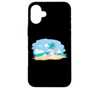 Tropical Island Babe Summer Vibes Case for iPhone 16 Plus