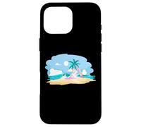 Tropical Island Babe Summer Vibes Case for iPhone 16 Pro Max