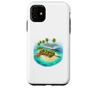 Tropical Island Cruise Ship Vacation Paradise Case for iPhone 11