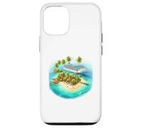 Tropical Island Cruise Ship Vacation Paradise Case for iPhone 12/12 Pro