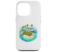 Tropical Island Cruise Ship Vacation Paradise Case for iPhone 13 Pro