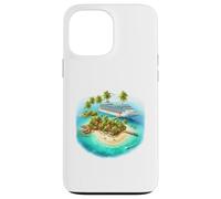 Tropical Island Cruise Ship Vacation Paradise Case for iPhone 13 Pro Max