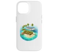 Tropical Island Cruise Ship Vacation Paradise Case for iPhone 14