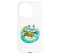 Tropical Island Cruise Ship Vacation Paradise Case for iPhone 15 Pro