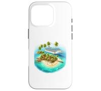 Tropical Island Cruise Ship Vacation Paradise Case for iPhone 16 Pro
