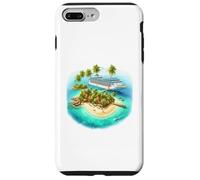 Tropical Island Cruise Ship Vacation Paradise Case for iPhone 7 Plus/8 Plus