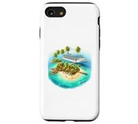 Tropical Island Cruise Ship Vacation Paradise Case for iPhone SE (2020) / 7/8