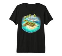 Tropical Island Cruise Ship Vacation Paradise Premium T-Shirt