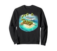 Tropical Island Cruise Ship Vacation Paradise Sweatshirt