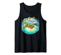 Tropical Island Cruise Ship Vacation Paradise Tank Top
