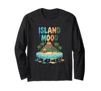 Tropical Island Mood Summer Beach Vacation Vibes Long Sleeve T-Shirt