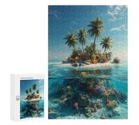 Tropical Island Paradise-1 Puzzle 1000 Teile Schwer Puzzle Spielzeug Lernspiel Impossible Herausforderungsspielzeug Für Erwachsene Kinder 300 PCS