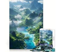 Tropical Island Paradise 1000-piece Puzzle for Teenagers Memory Skill Mind Soothing Fun Clean Edges Thoughtful Gift (50x75cm)