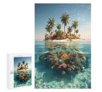 Tropical Island Paradise Puzzle 1000 Teile Schwer Puzzle Spielzeug Lernspiel Impossible Herausforderungsspielzeug Für Erwachsene Kinder 1000 PCS