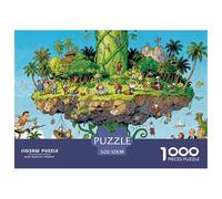 Tropical Island Wooden Jigsaw Puzzle Waterproof 1000 Piece Puzzles for Adults Gifts Fun Home Decoration