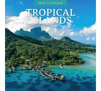 Tropical Islands - 2026 Square Wall Calendar - by Red Robin Publishing