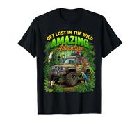 Tropical Jungle Adventure Wildlife Scene T-Shirt