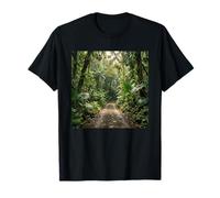 Tropical Jungle Path Dense Rainforest Scenic Trail T-Shirt