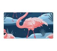 Tropical Jungle Pink Flamingo-626 Kitchen Mat,Cushioned Waterproof Kitchen Rug, Non Slip Comfort Kitchen Rug for Kitchen Decor Sink Office,15.7"x29.5"in