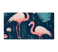 Tropical Jungle Pink Flamingo-671 Kitchen Mat,Cushioned Waterproof Kitchen Rug, Non Slip Comfort Kitchen Rug for Kitchen Decor Sink Office,15.7"x29.5"in
