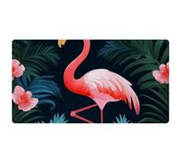 Tropical Jungle Pink Flamingo-677 Kitchen Mat,Cushioned Waterproof Kitchen Rug, Non Slip Comfort Kitchen Rug for Kitchen Decor Sink Office,15.7"x29.5"in