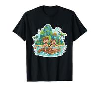 Tropical Kids Rafting Island Volcano Adventure T-Shirt