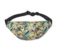 Tropical Landscape Fanny Pack for Women Men Waist Bag Adjustable Belt Casual Chest Bag Bum Bags for Travel Hiking Waist Packs
