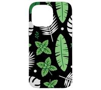 Tropical Leaf Jungle Graphic Summer Nature Lover Design Case for iPhone 14 Pro Max
