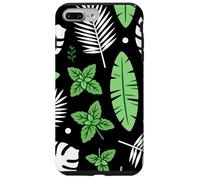 Tropical Leaf Jungle Graphic Summer Nature Lover Design Case for iPhone 7 Plus/8 Plus