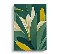 Tropical Leaves Abstract Vol.4 Canvas Print | Gallery Wrapped 30mm Frame Wall Art | 30x20 inches | Ready to Hang | Abstract Floral Picture | Living Room Bedroom Lounge Office
